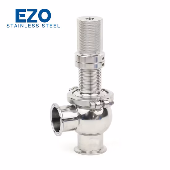 Hochreines, geklemmtes Sicherheits-Überströmventil aus Edelstahl (JN